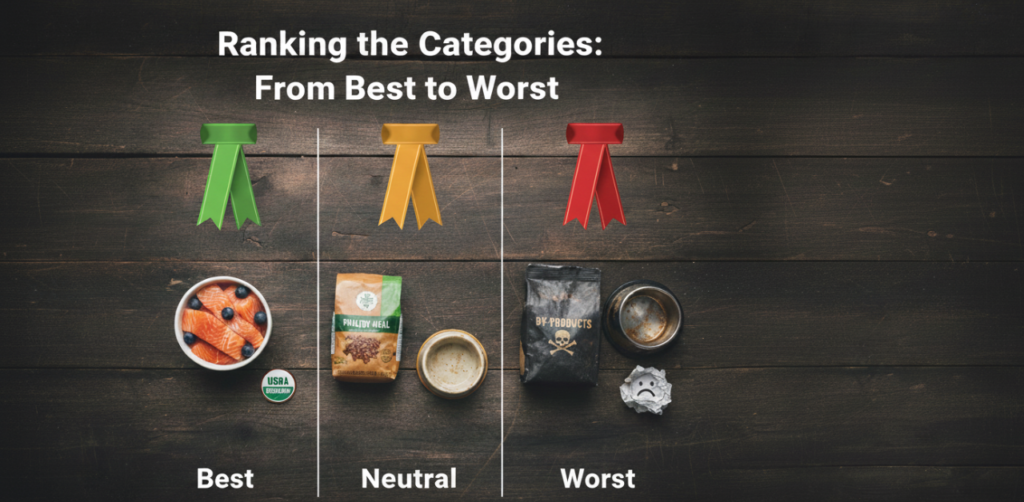 Ranking the Categories From Best to Worst 