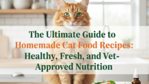 The Ultimate Guide to Homemade Cat Food Recipes Healthy, Fresh,and Vet-Approved Nutrition